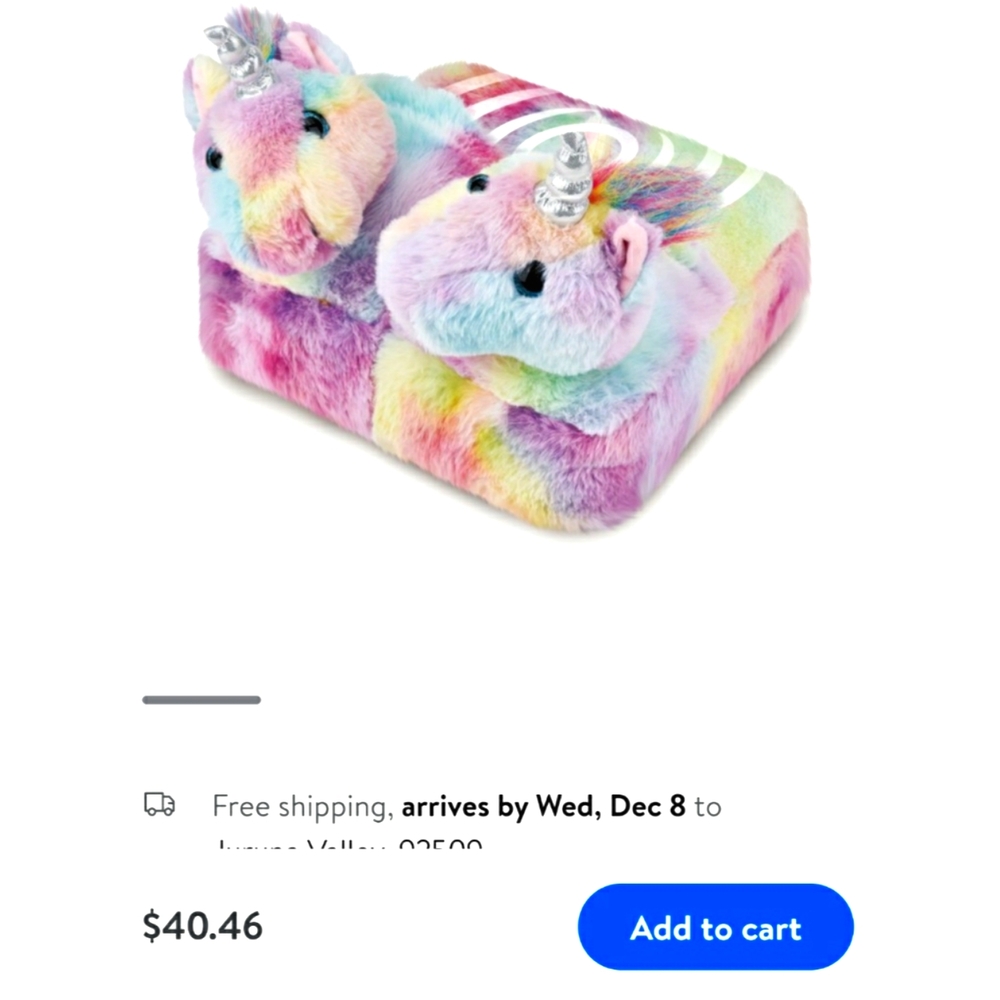 Health touch unicorn slipper foot massager